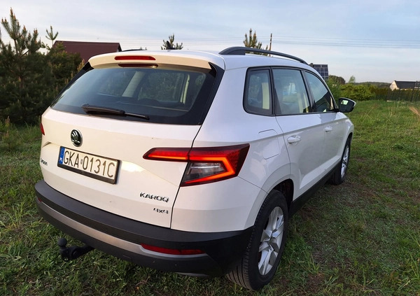 Skoda Karoq cena 67900 przebieg: 206000, rok produkcji 2018 z Przecław małe 407